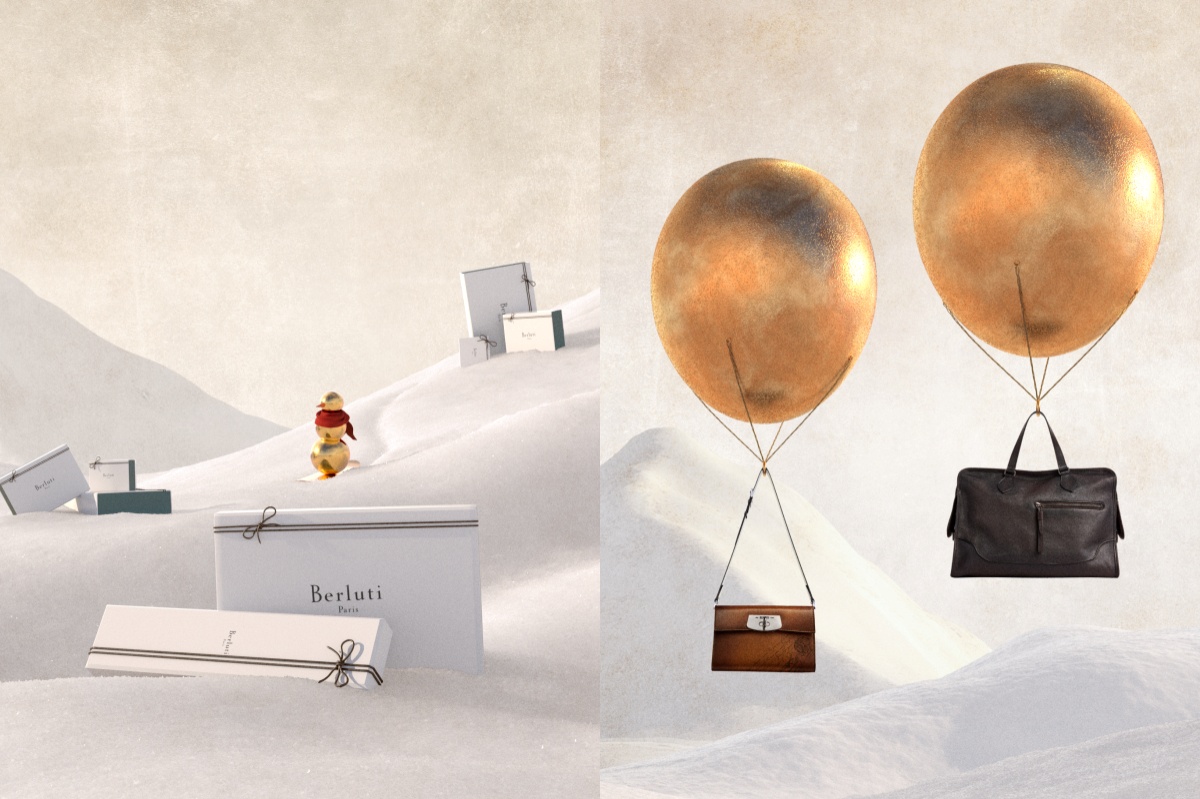 Berluti以非凡工藝獻禮聖誕 雪人Orelio為摯愛之人甄選非凡好禮