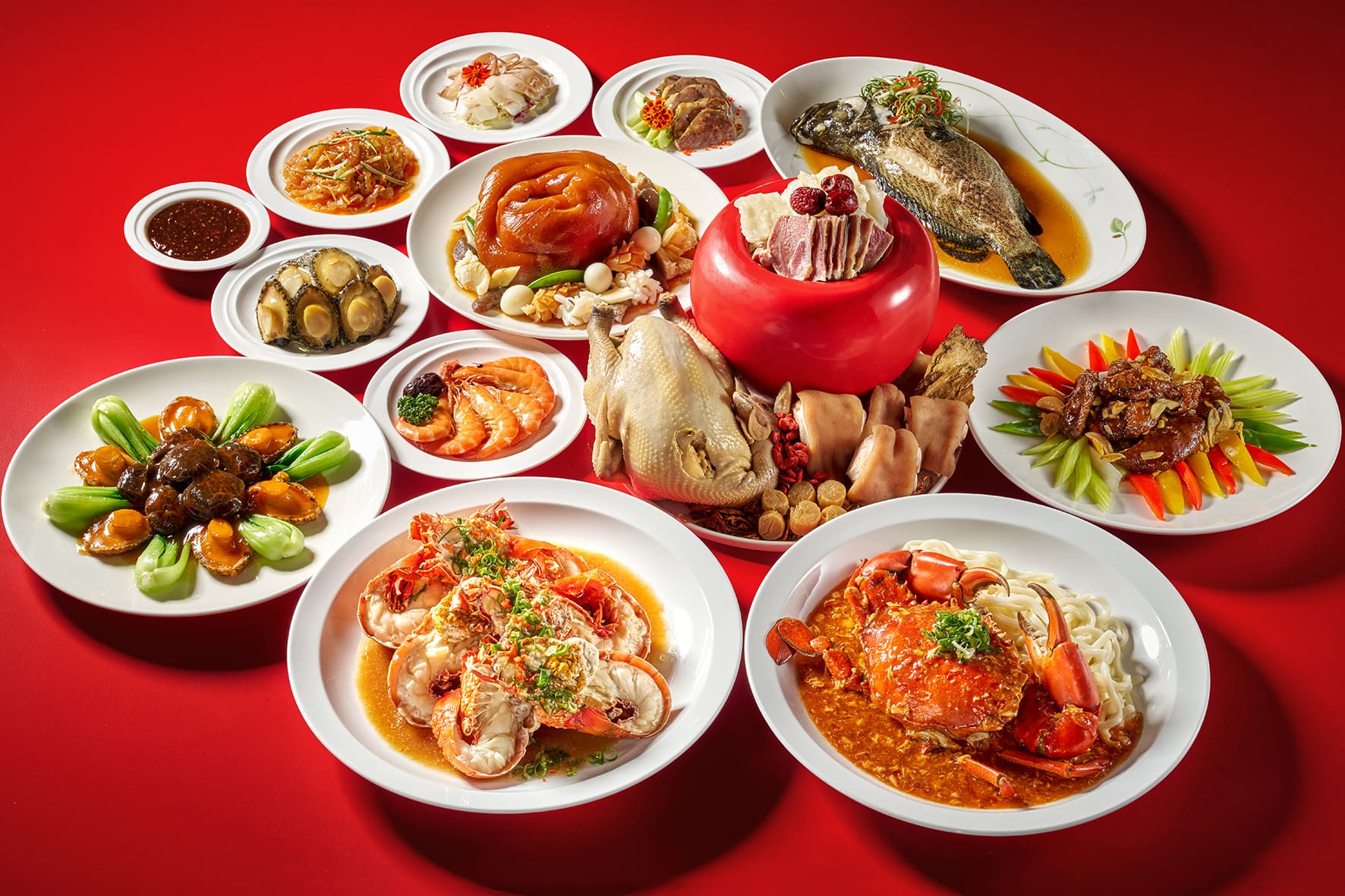 年菜外帶最前線　台北福華飯店破億年菜再升級　五大名廚打造頂奢團圓盛宴