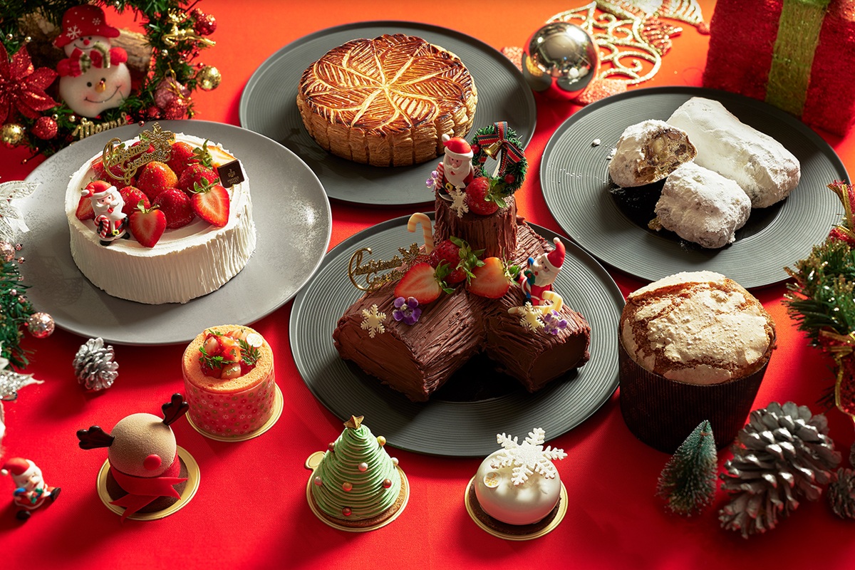 圖說1 JR東日本大飯店台北點心房主廚黃伯欽推出多款聖誕限定甜點。