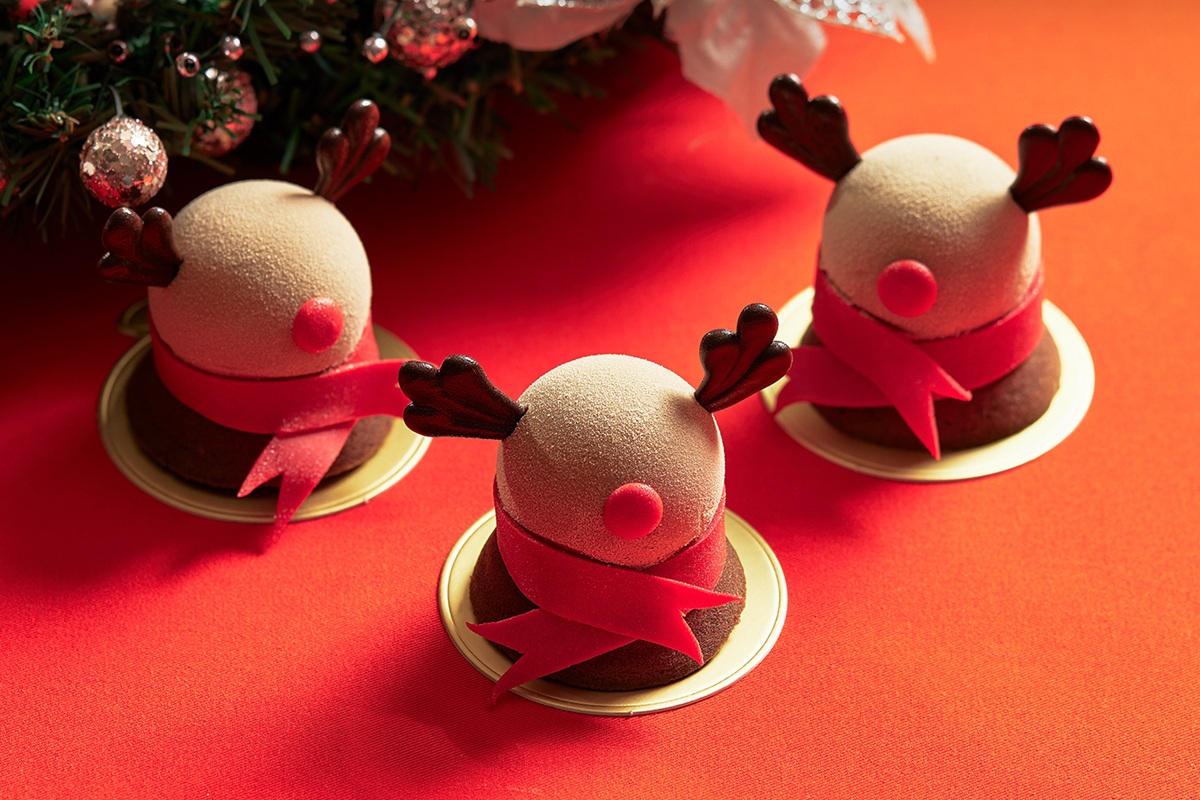 圖說7「麋鹿焦糖咖啡慕斯」以咖啡布蕾、香脆巴芮片呈現豐富層次。