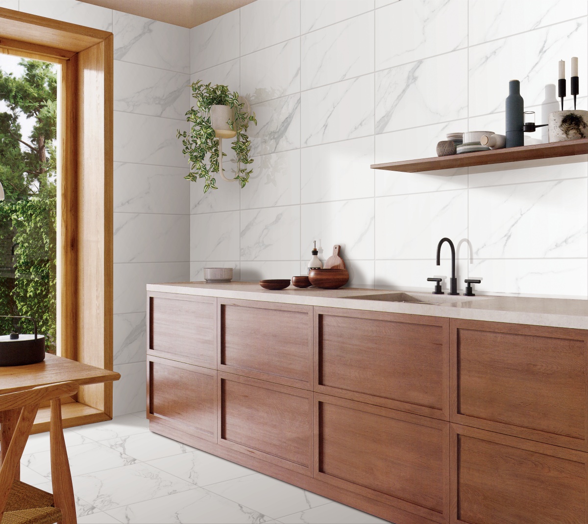 紅螞蟻磁磚永續創新「星曜石」盡顯明亮大器空間