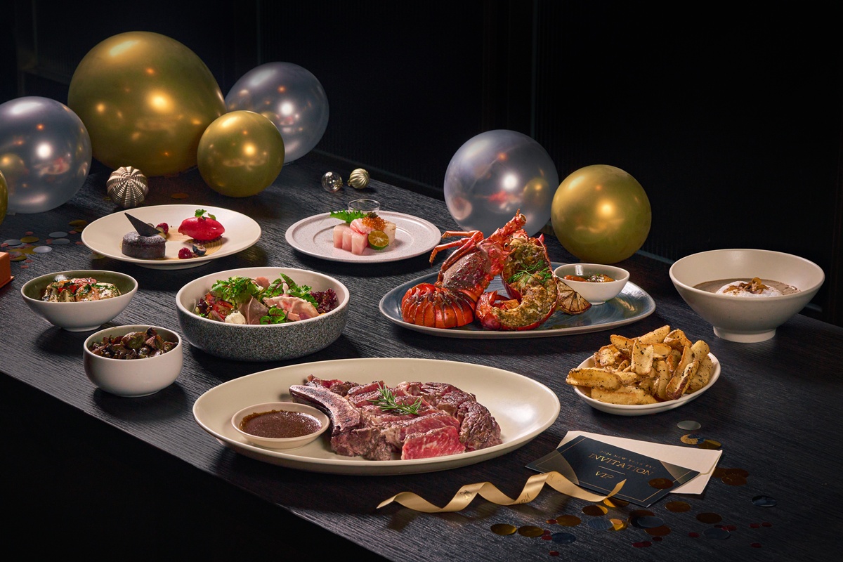 跨年第一輪晚餐 (此圖為雙主菜