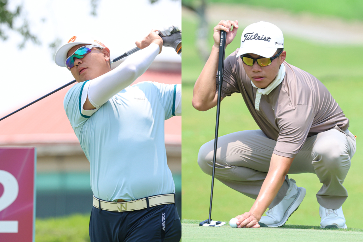 2026 ThreeBond挑戰巡迴賽第二站澄觀園挑戰賽今天（22日）在高雄大崗山球場進行首回合，王士瑞與陳霆宇都打出低於標準桿4桿的68桿，暫時並列領先，並平分黃明聰議長提供的今日最低桿獎金一萬五千元，各獲得獎金7500元；林大銪與陳彥宇同以一桿之差的69桿，暫並居第三，明天進行最後一回合決賽爭冠。