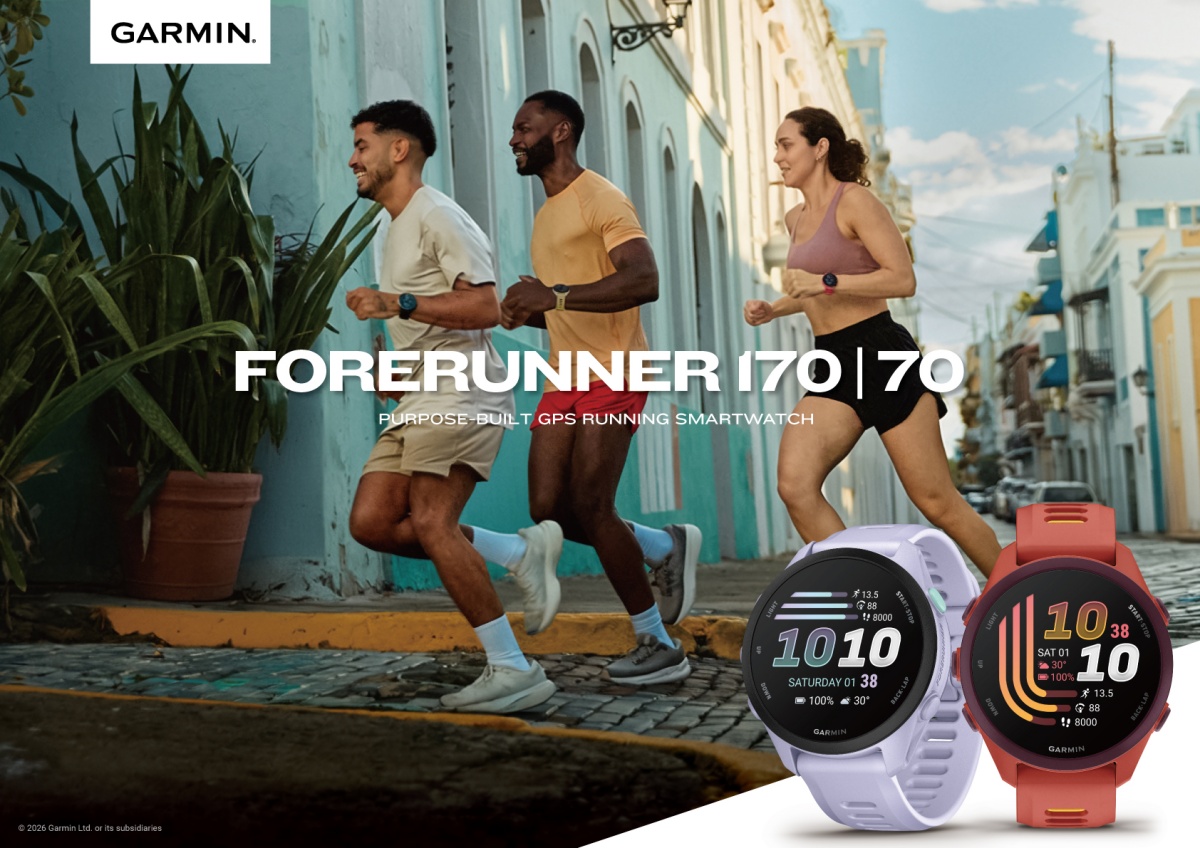 Garmin深耕跑者市場逾20年，其中Forerunner系列更被視為國民跑錶，近期打破進階高門檻的跑錶形象，以「跑不動，用走的也行」鼓勵初入跑圈或渴望建立運動習慣的族群，推出最容易入手、最懂你身體的Forerunner 70 與 Forerunner 170 GPS智慧跑錶。