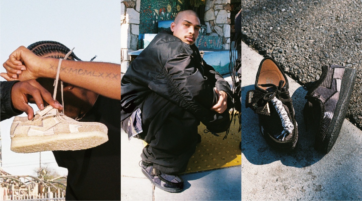 與 Nike 及 Jordan Brand 深度合作的知名女性設計師Aleali May 攜手 Clarks Originals 展開全新聯名企劃，這一次焦點不只是配色，來有更有層次感的「材質語言」。