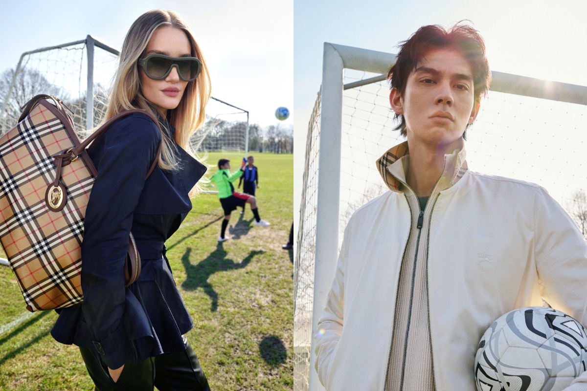 眾人的歡呼喧囂與屏息以待的期待感:Burberry隆重呈獻A Good Sport秋季形象視覺,完美捕捉足球比賽日那種令人熱血沸騰的獨特氛圍。本次形象視覺以觀眾視角出發,透過眾多熟悉面孔,頌揚足球文化與球迷熱情的活力。