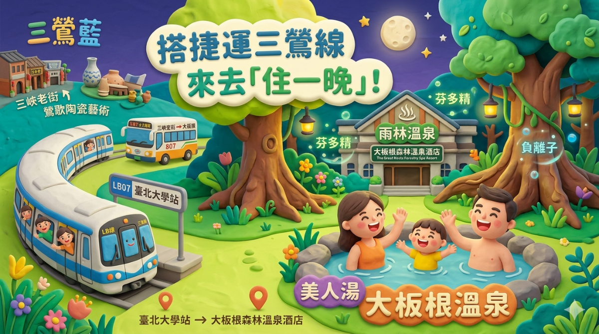 萬眾矚目的新北捷運三鶯線終於正式通車營運了！為了慶祝全新三鶯線開通，即日起一直到 2026 年 8 月 31 日，只要持電子票證進出三鶯線，通通免費搭乘！所以，怎能不搶先體驗，然後安排一次三鶯的雙城之旅！