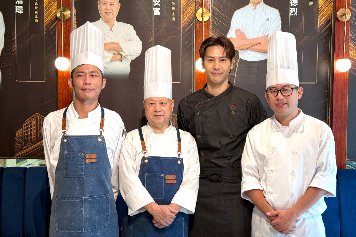新北林口爵怡溫德姆酒店正式推出「經典傳承・匠心新藝」餐飲計畫，特別力邀型男主廚陳德烈，攜手酒店行政主廚鐘安富、富品軒港式飲茶主廚莊浩瑋及青山日本料理主廚蕭力升，共同投入經典名菜的研究、傳承與創新。