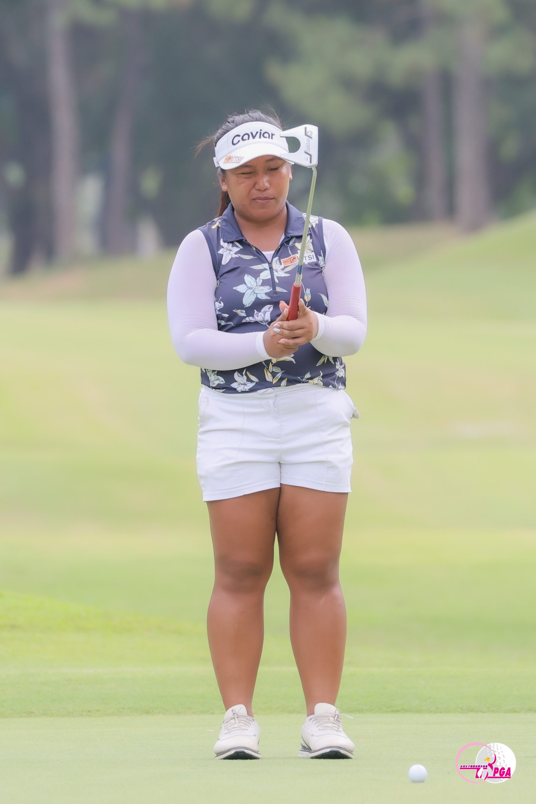 菲律賓選手芙羅倫斯(Florence Yvon BISERA)第一回合打出67桿(-5)暫並列第三(TLPGA_葉勇宏攝)NYR60215